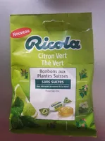 Bonbon Citron Vert & Thé vert Sans Sucre