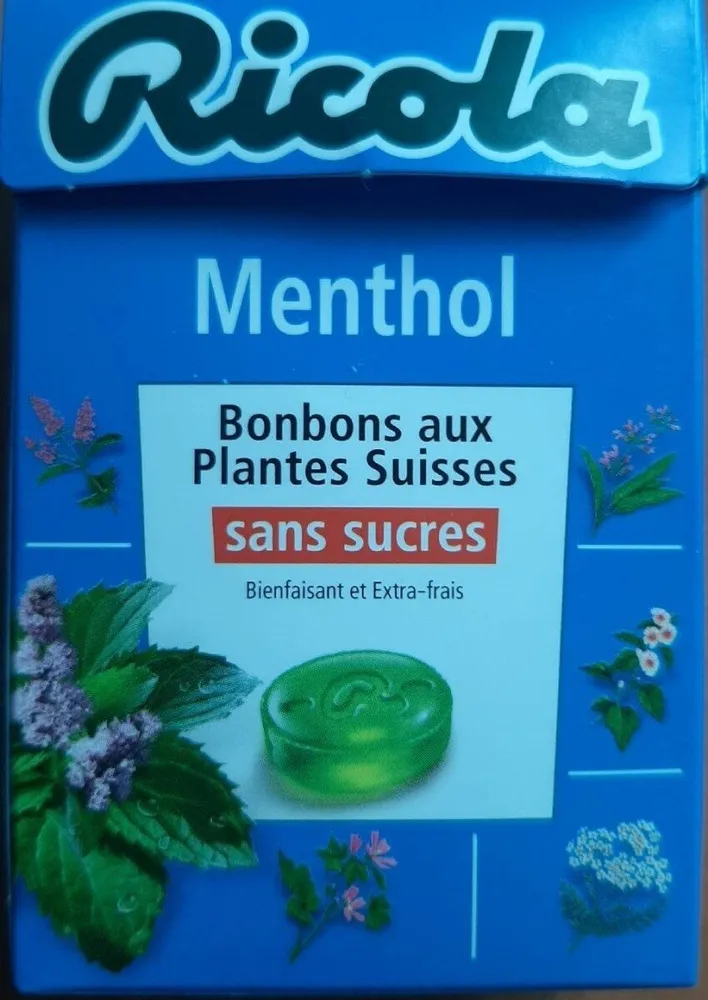 Menthol - Bonbons aux plantes suisses
