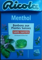 Menthol - Bonbons aux plantes suisses
