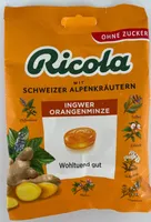 Ingwer Orangenminze ohne Zucker