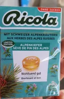 Ricola sève de pin des Alpes