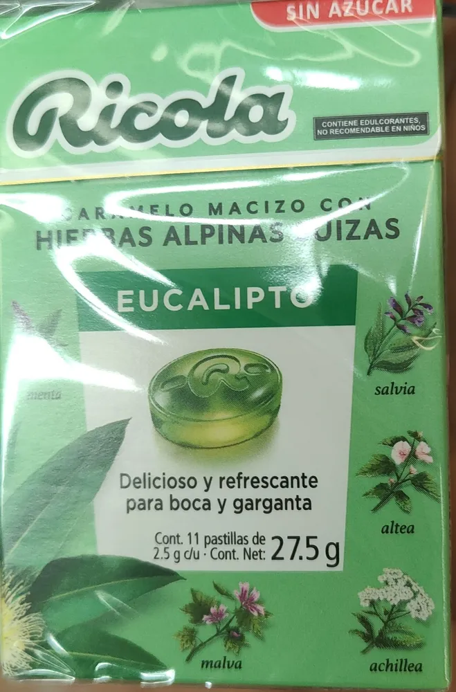 Caramelo sabor eucalipto
