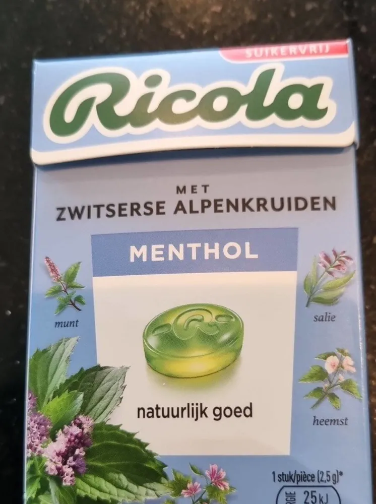 Zwitserse alpenkruide menthol