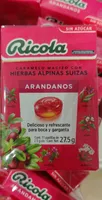 Caramelo macizo sabor arándano