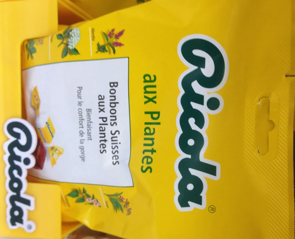 Bonbons suisses aux plantes