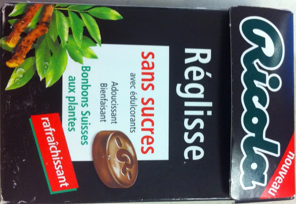 Ricola Réglisse sans sucres
