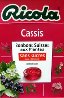 Cassis Bonbons suisses aux plantes