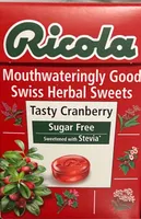 Swiss Herbal Sweets: Tasty Cranberry