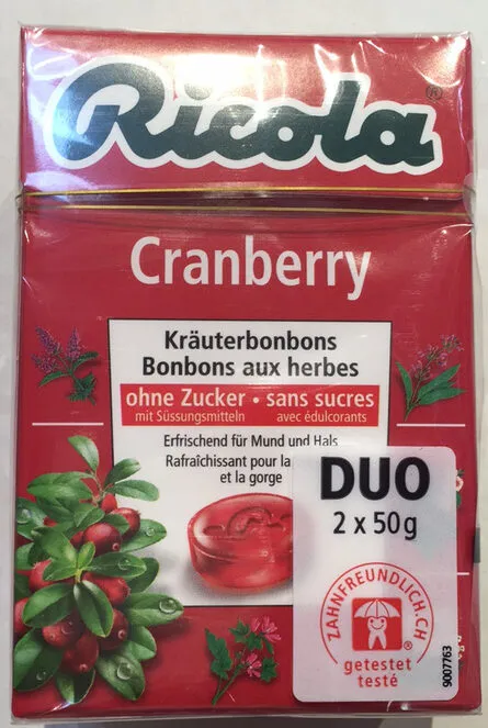 Cranberry Bonbons Aux Herbes Sans Sucres