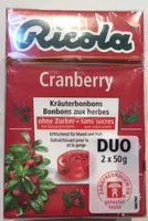 Cranberry Bonbons Aux Herbes Sans Sucres