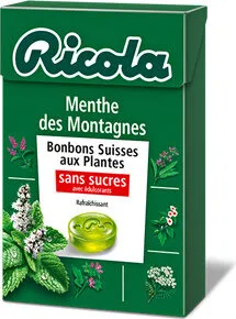 Bonbons Suisses aux plantes - Menthe des Montagnes