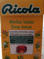 Caramelos de hierbas suizas sin azúcares
