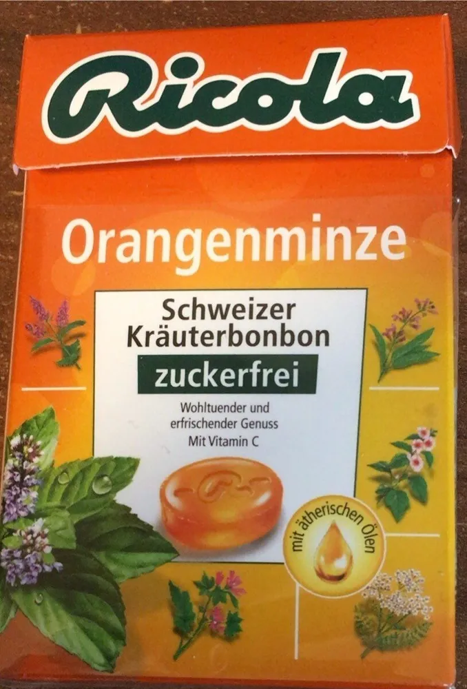 Orangenminze Ohne Zucker Im Böxli (50 G)