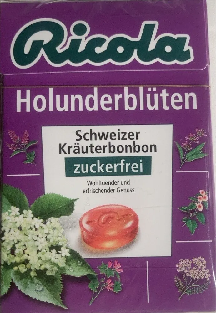 Ricola Holunderblüten Zuckerfrei Box