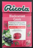 Ricola blackcurrant cassis