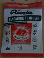 Ricola sensations fraîcheur