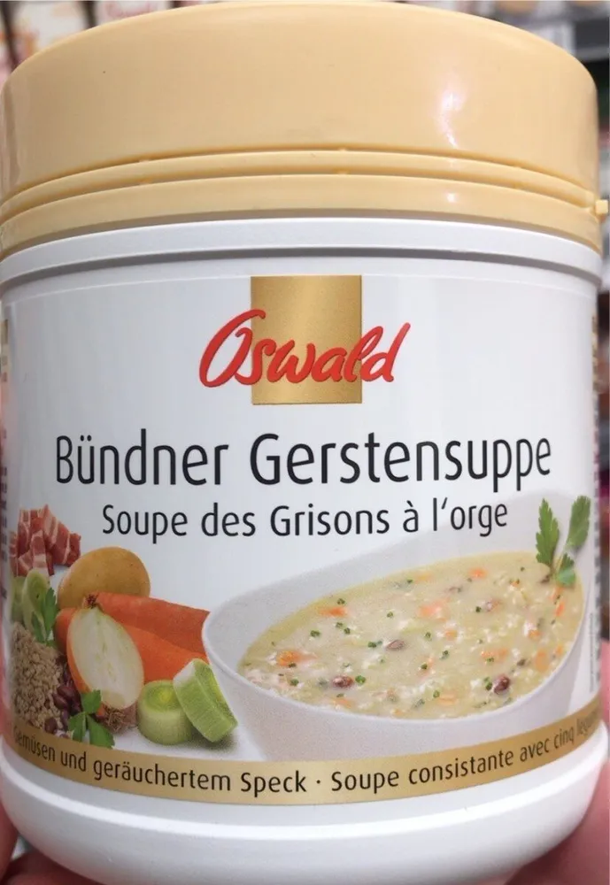 soupe des grisons à l’orge
