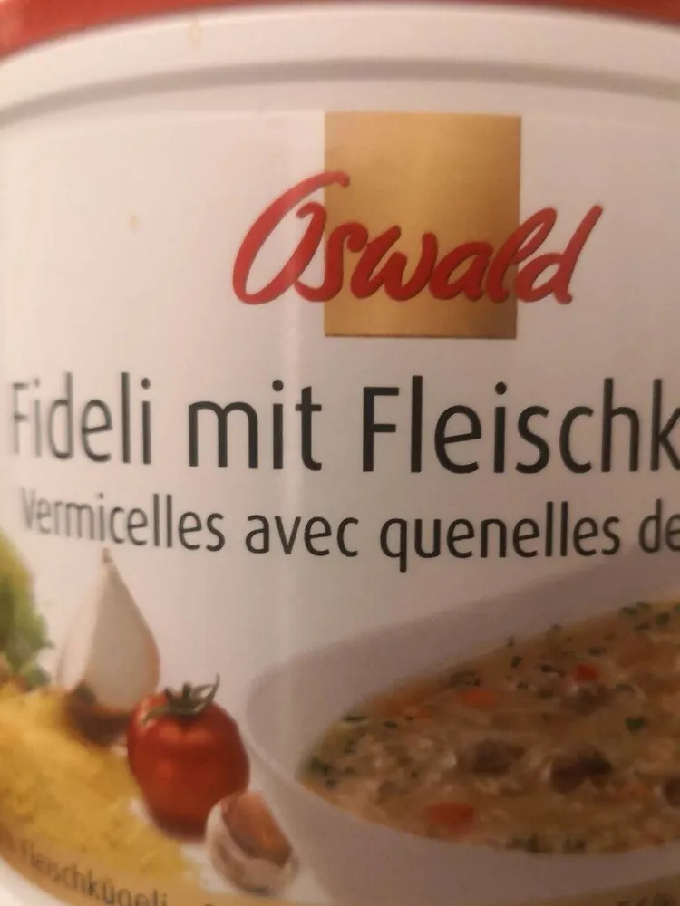Oswald vermicelles avec quenelles
