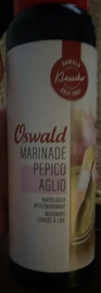 Marinade pepico aglio