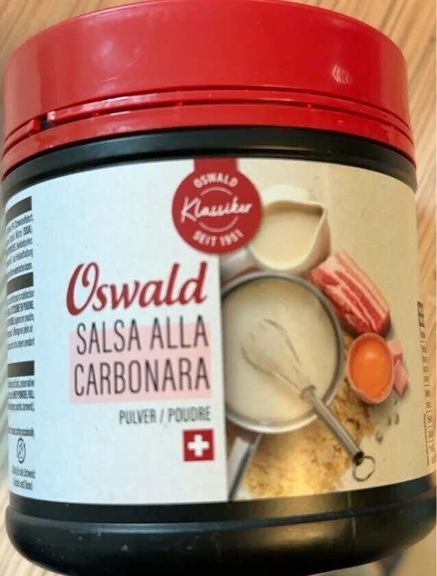 Sauce carbonara Oswald