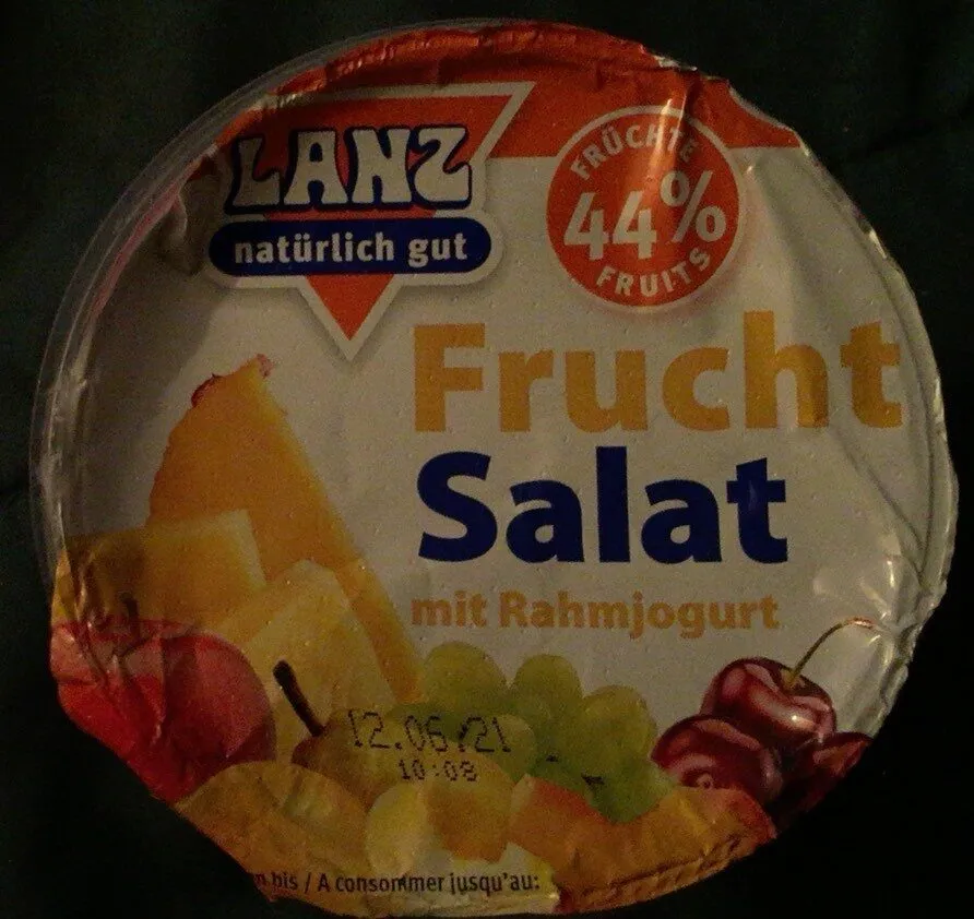 Frucht salat mit rahmjogurt