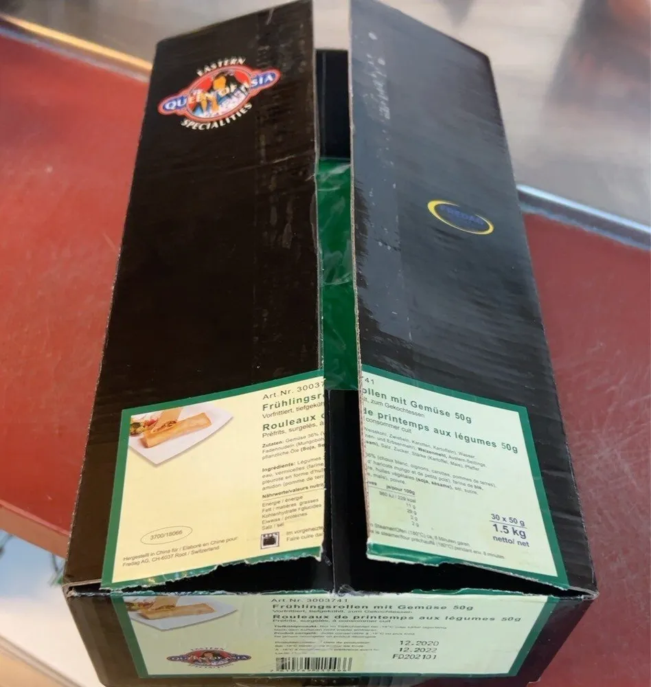 Rouleau de printemps au legumes