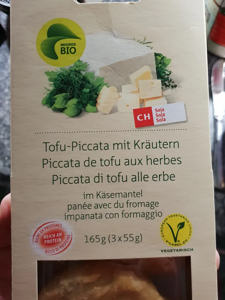 Escalopes de tofu aux herbes