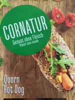 Quorn hot dog