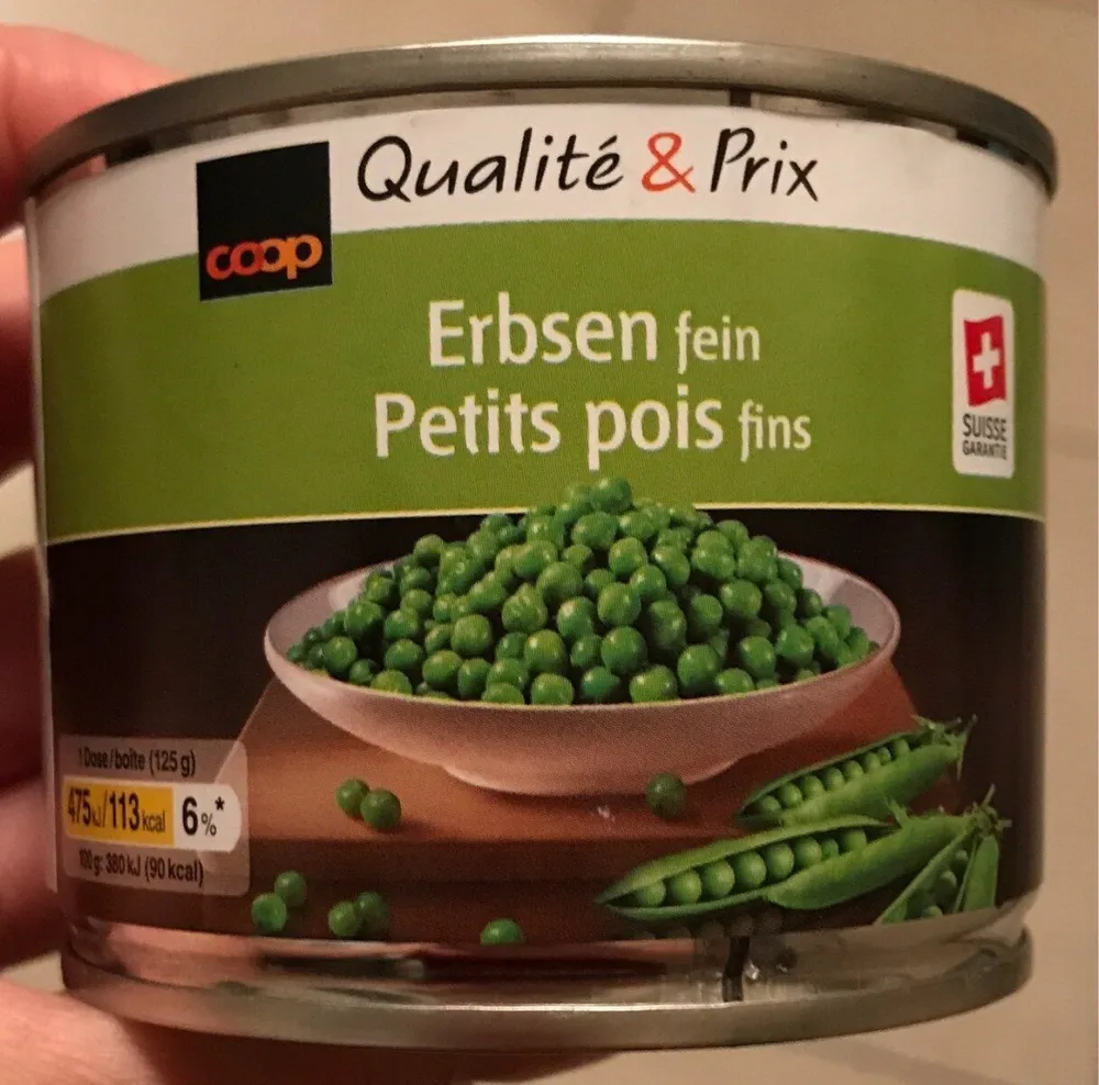 Petits pois fins