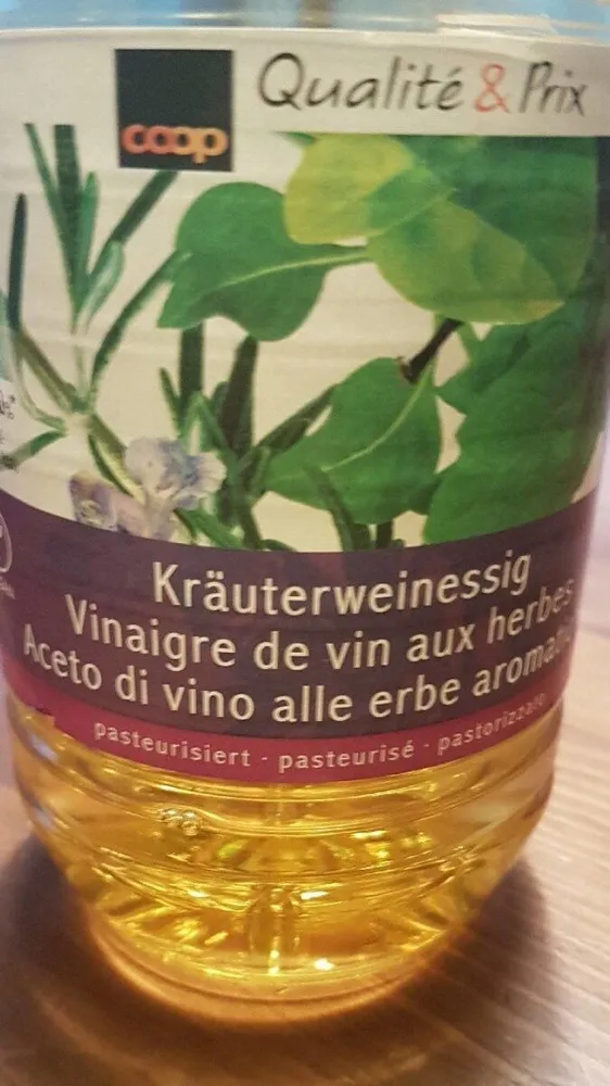 Vinaigre de vin aux herbes