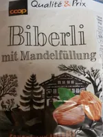Biberli mit mandelfullung