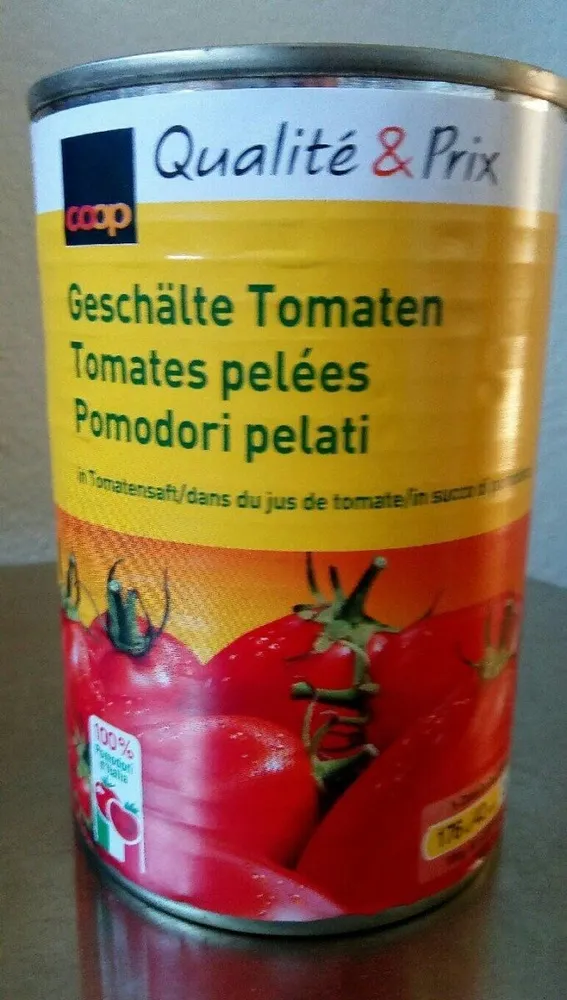 Tomates pelées