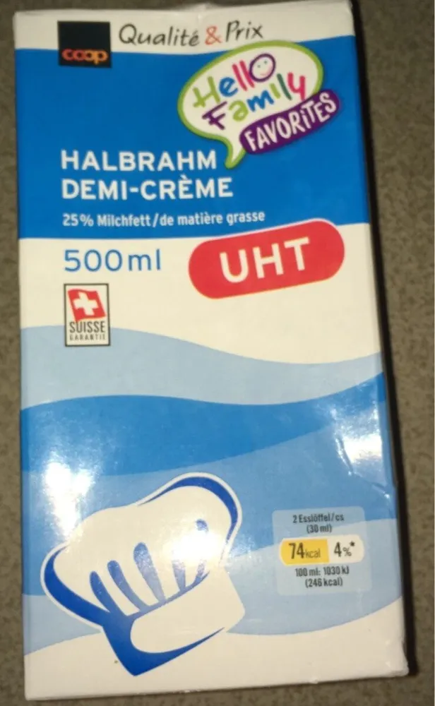 Coop Demi-crème UHT