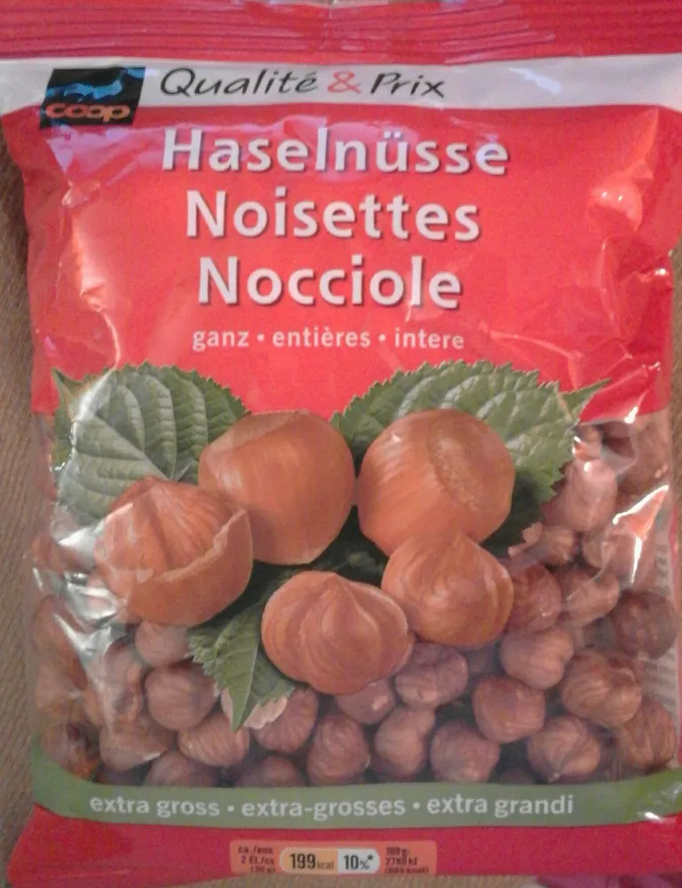 Noisettes entières