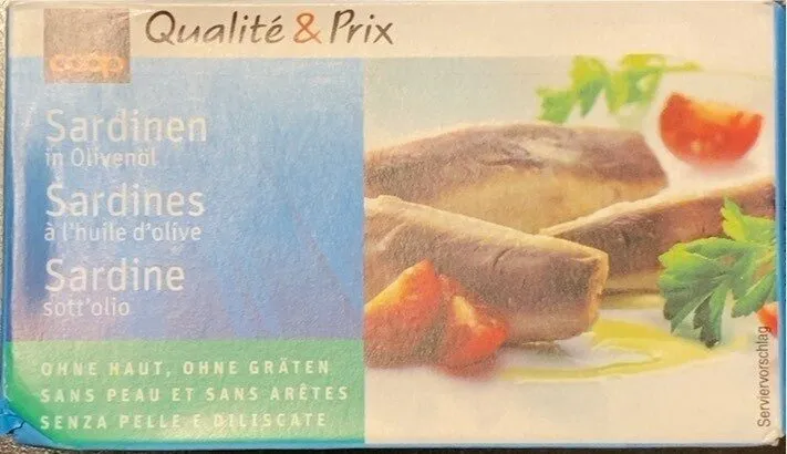 Sardines à l'huile d'olive