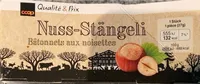 Nuss-Stängeli. Bâtonnets aux noisettes