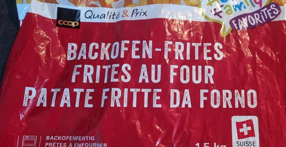 Frites au four
