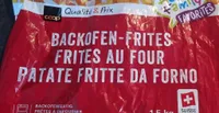 Frites au four