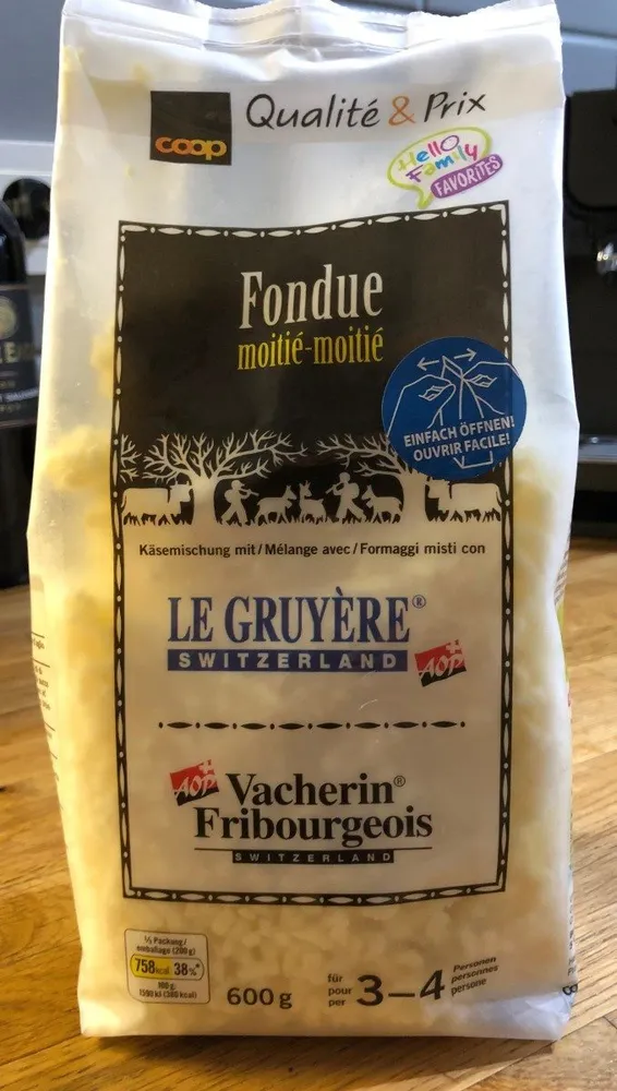 Fondue moitié-moitié