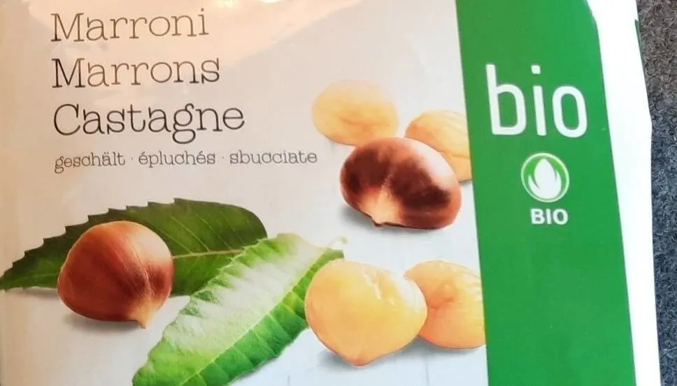 Marrons épluchés bio