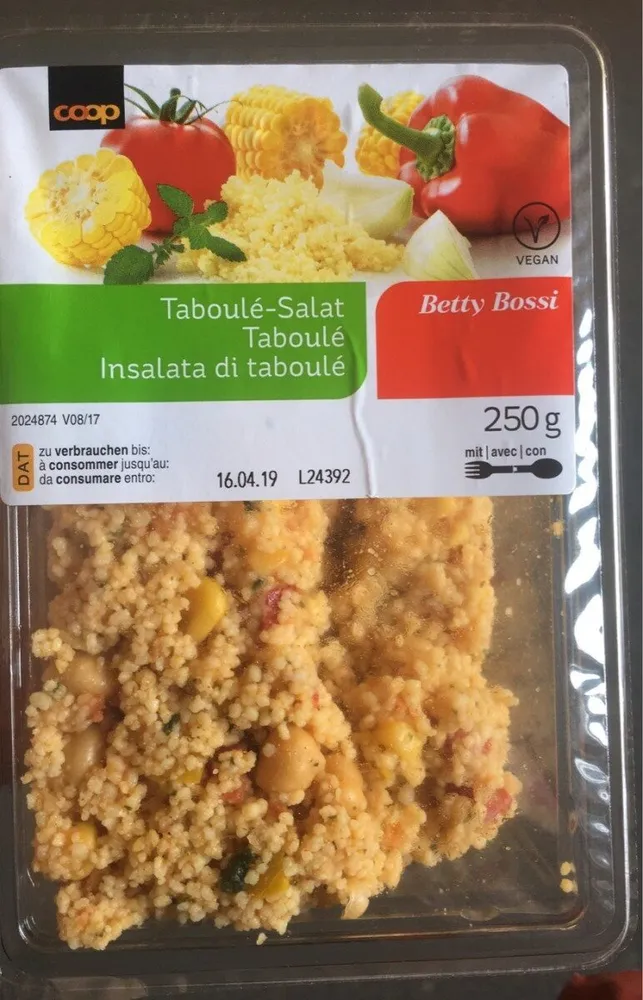 Taboulé betty bossy
