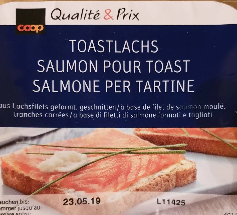 Saumon pour toast