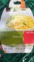 Risotto au safran avec du fromage