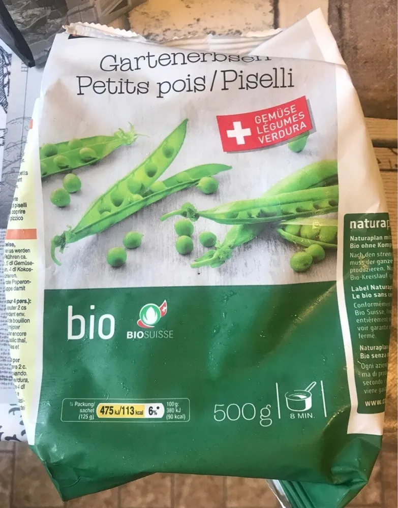 Bio Naturaplan Gartenerbsen