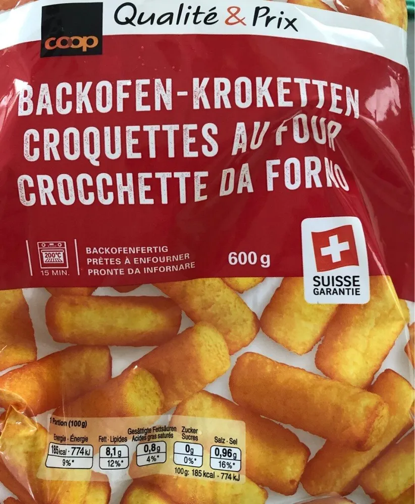 Qualité &Prix  Backoffen-Kroketten vorfrittiert - 30.11.2023