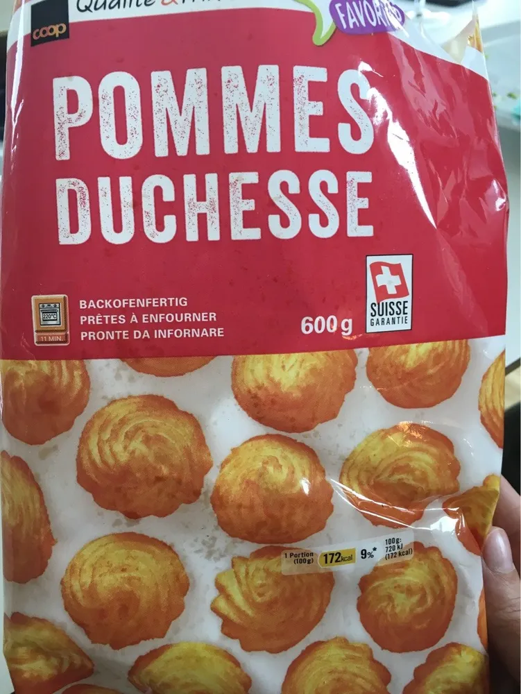 Pommes Duchesse, Kartoffel