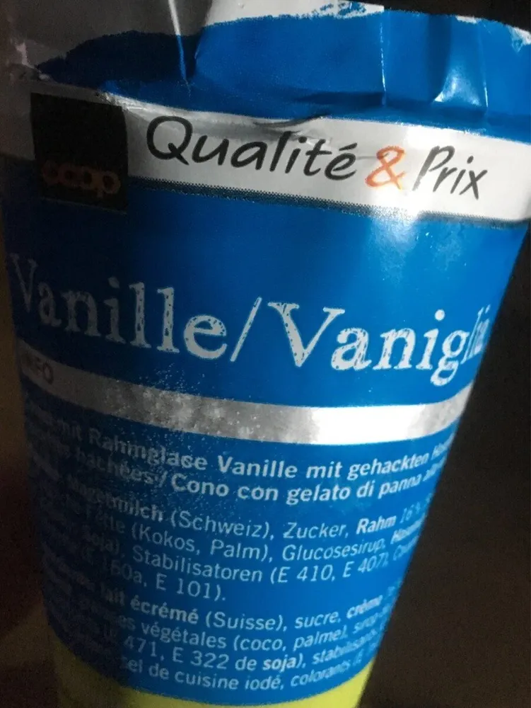 Cornet Vanille