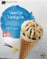 Cornets de crème vanille