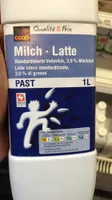 Lait entier standardisé 3.5 % de matière grasse