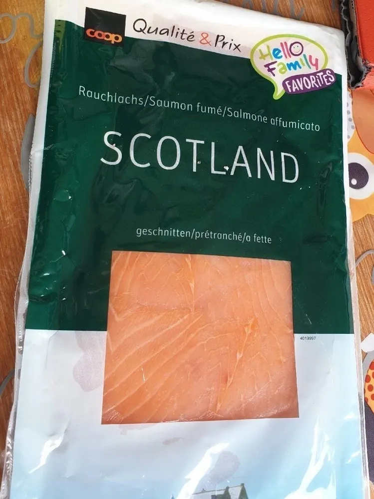 Saumon fumé scotland